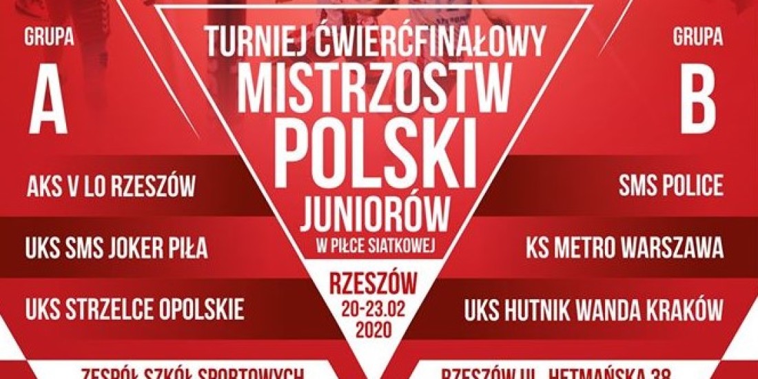 Awans AKS V LO Rzeszów do Półfinału MP Juniorów